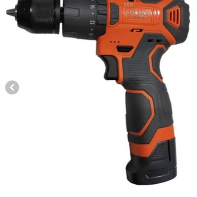 دریل پیچ گوشتی چکشی شارژی براشلس آنکور 12 ولت تک باتری DCE12