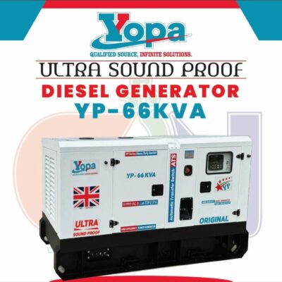 دیزل ژنراتور سوپر سایلنت یوپا ۶۶ کاوا مدل YP-66KVA